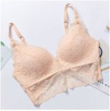 Women Sexy Lace  Bra Top Lingerie Underwear Intimate Bra 3/4 Cups Crop Top Unlined Soft Ultrathin  Bras Translucent