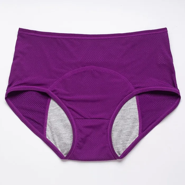 Leak Proof Menstrual Panties Physiological Pants Women Underwear Period Cotton Waterproof Briefs Plus Size Female Lingerie