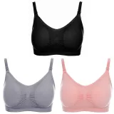 3Pcs/lot Nursing Bra Maternity Breastfeeding Bra Prevent Sagging for Pregnant Women Underwear  Breast Feeding Bra