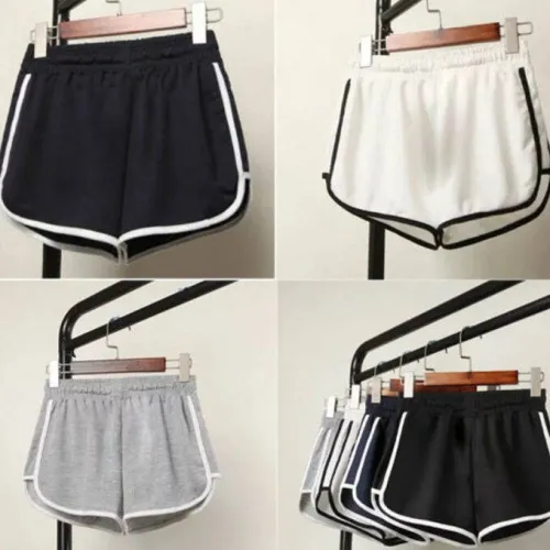 Women Summer Shorts Split Elastic Waist Short Loose European Style Beach Sexy Home Short Women's Fitness Shorts 5XL plus SIZE