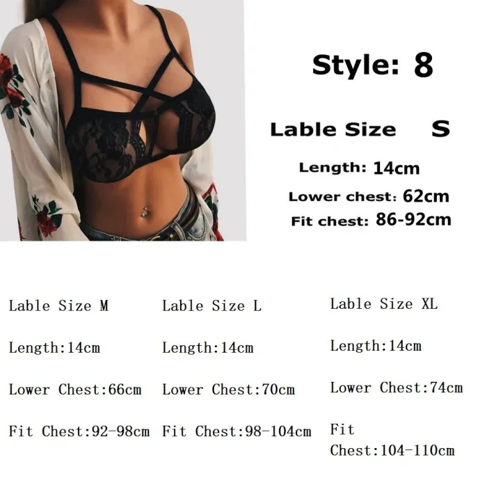 Summer Sexy Seamless Cross Sleepwear Bandage Bra For Women Sexy Underwear Push Up Bra Women's Fashion Bralette Erotic Lingerie