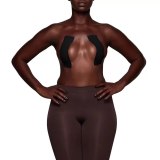 The Boobtape bra can be cut to fit the elastic tape on the invisible bra