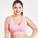 Bras For Women Plus Size Seamless Bra With Pads Easy Comfort Bra Active Everyday Push Up Bralette Vest Wireless Brassiere Bra
