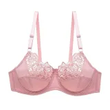 DKERT Plus Size Women Bras Ultrathin Sexy Lace Underwear Brassiere Soft Comfortable Bralette Push Up C D E Cup