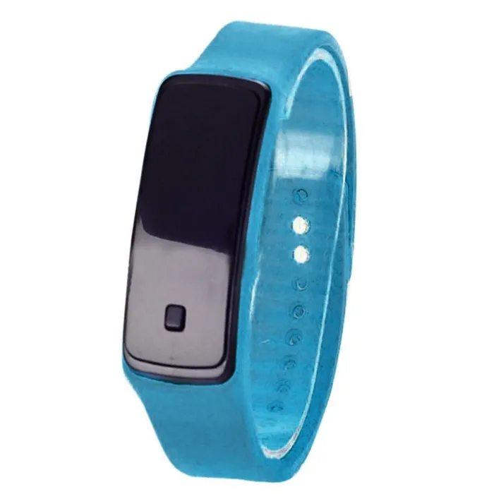 Fashion Sport LED Women Watches Candy Color Silicone Rubber Touchscreen Digital Watches Waterproof Bracelet Wrist Watch H9