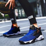 Basketball Shoes Men  Air Cushion Basketball Sneakers High-top Shockproof Couple Shoes Anti-slip Basket Shoes 36-46