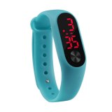 2020 New Men Women Casual Sports Bracelet Watches LED High-Definition Dial Electronic Digital Candy Color Silicone Wrist Watch