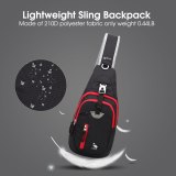 Chest Shoulder Sling Bag Men's Bag One Strap Lightweight Female Bag Pouch Day Bag for Travel Outdoor Bags