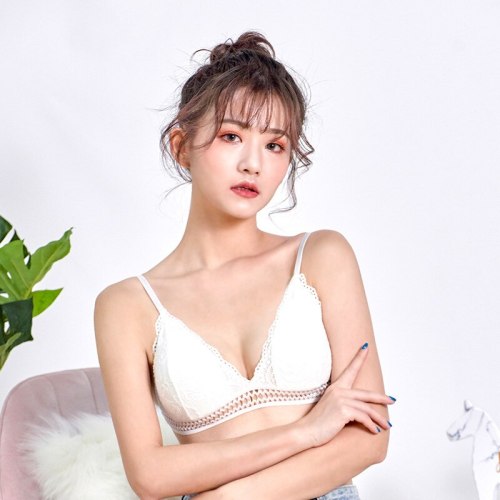 Lace Bralette Women Bra Triangle Cup Sexy Lingerie Wire Free Brassiere Female Underwear Seamless Bra Push Up Bras For Women