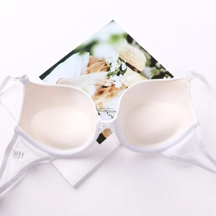 super push up bra for small breast young girls front closure women sexy bra Deep V  Brassiere Underwear