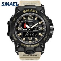 Men Military Watch 50m Waterproof Wristwatch LED Quartz Clock Sport Watch Male  Sport Watch Men S Shock