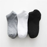 10 Pairs Women Socks Breathable Sports socks Solid Color Boat socks Comfortable Cotton Ankle Socks White Black ~