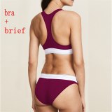 Sexy Women Bras Briefs Thongs Underwear Set Seamless Female Cotton Fashion Letter Lingerie Set For Women's Sport Underwear Set