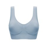 Casual Bra Removable Pad Double Layer Seamless wireless Leisure Bra Body Shaper Push Up Bras Set 1pcs wfws01