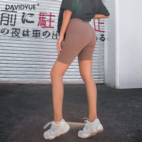 2020 Summer vintage high waist shorts women sexy biker shorts short feminino cotton neon green black shorts sweatpants