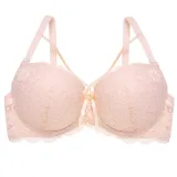 FINETOO Sexy Lace Bra Fashion Racerback Floral Bras For Women B C Cup Underwire Lingerie Bralette Female Bow Brallete Brassiere