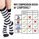 Men Women Antifatigue Compression Socks Flight Travel Stocking 15-30 MmHg Fit For Nurses, Pregnancy, Varicose Veins Relief Socks