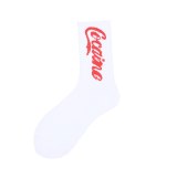 1 pair colorful Men's socks funny European  maple leaf hip-hop In Tube socks cotton personalized sports  basketball socks women
