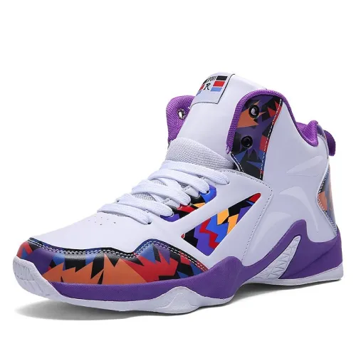Hot Sale Basketball Shoes Comfortable High Top Gym Training Boots Ankle Boots Outdoor Men Sneakers Athletic Sport  Shoes