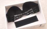 fashion bra push up one piece seamless wedding underwear invisible slip-resistant thin cup thickening bra