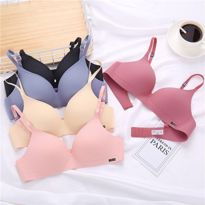 FINETOO Summer Breathable Bra Women 3/4 Cup Bras Sexy Ultra-thin Underwear Soft Wireless Bra A B Cup Brassiere Female Lingerie