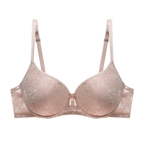 New Plus Size Bra Thin Cup  Lace Bralette For Woman Push Up Cotton Brassiere Underwire ABCD Cup Bras Underwears