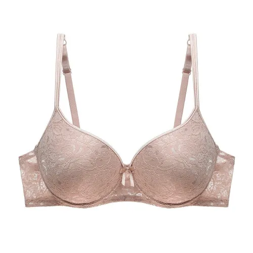 New Plus Size Bra Thin Cup  Lace Bralette For Woman Push Up Cotton Brassiere Underwire ABCD Cup Bras Underwears