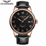 2020 business  Masculino Automatic Mechanical Men Watches Waterproof Calendar Moon Leather Wristwatch