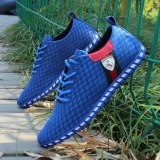 Men Casual Shoes 44 New Arrival Breathable Mesh Flats Shoes Men Loafers Slip On Mens Driving Shoes Trainers Laceup Running Shoes