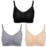 3Pcs/lot Nursing Bra Maternity Breastfeeding Bra Prevent Sagging for Pregnant Women Underwear  Breast Feeding Bra