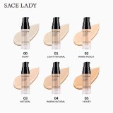 SACE LADY Professional Eye Concealer Makeup Base 6ml Full Cover for Eye Dark Circle Face Liquid Corrector Cream Make Up Cosmetic
