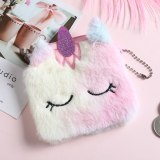 2020 New Cute Unicorn Female Waist Bag Kids Fanny Pack Cartoon Plush Women Belt Bag Fashion Travel Phone Pouch Chest Bag