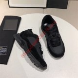 2020 Designer Calfskin Reflective Sneaker Women Black Platform Shoes Men Vintage Basketball Sneaker Real Leather Trainers with