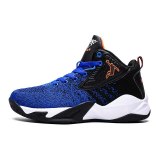 Basketball Shoes Men  Air Cushion Basketball Sneakers High-top Shockproof Couple Shoes Anti-slip Basket Shoes 36-46