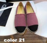 Moccasins Shallow Mouth Slip On Soft Knitting Flats For Women Fashion Comfortable Genuine Leather Women Shoe Size35-42