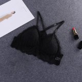 Bra Wireless Bras for Women Lingerie BH Lace Sexy Bralette Push Up Bra Plus Size Y-line Straps Backless Lace Bras Large Size