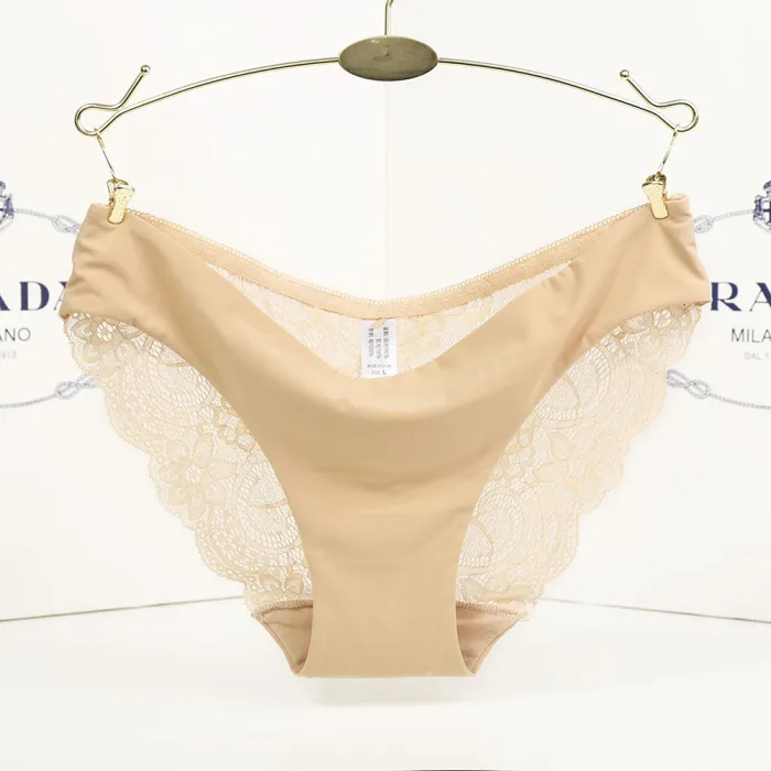 Ladies Underwear Woman Panties Sexy Lace Plus Size Panty Transparent Low-Rise Cotton Briefs Intimates New Hot Sale