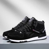 High Top Sports Shoes Mens Sneakers Breathable Anti-skid Running Shoes for Men Shockproof Walking Jogging Shoes Outdoor Trainers