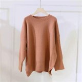 Loose Korean Sweater Women Knitting Winter Autumn 2020 Casual Pullover Jumper Women's Sweaters O-neck Harajuku Chic