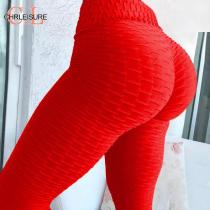 CHRLEISURE Sexy Push Up Leggings Women Fitness Pants High Waist Sport Leggings Anti Cellulite Leggings Workout Black Ladies