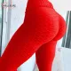 CHRLEISURE Sexy Push Up Leggings Women Fitness Pants High Waist Sport Leggings Anti Cellulite Leggings Workout Black Ladies