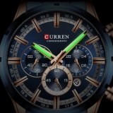 New  Men's Clock Stainless Steel Top Brand Luxury Watch Chronograph Quartz Watch Men