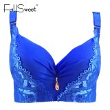 FallSweet Sexy women bra,plus size D E cup push up bra brassiere,side adjustment underwear 85 90 95 100 105