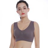 Bras For Women Plus Size Seamless Bra With Pads Easy Comfort Bra Active Everyday Push Up Bralette Vest Wireless Brassiere Bra