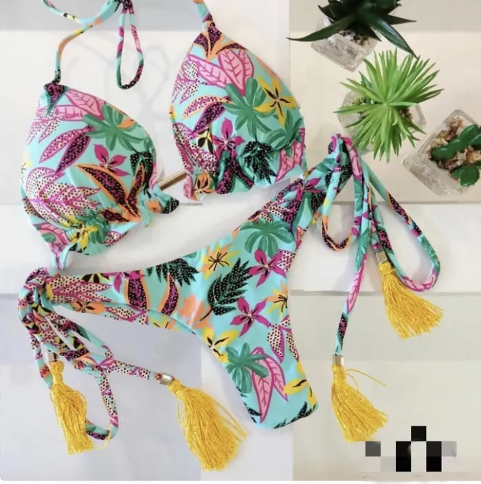 Bikini 2020 Sexy Swimwear Women Push-up Swimsuit Biquini Bathing Suit Beachwear Bandage Swim Beach Wear Brazilian Bikini Set