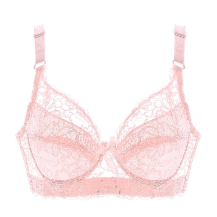 Meizimei Deep V Sexy Lingerie Lace Bras for Women thin Intimate Floral Plus Size Underwire Super Push up bhBrassiere Girl lady