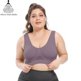 Plus Size Bra Seamless Bra With Pads Big Size 5XL 6XL Push Up Bralette Bras For Women  Vest Wireless Active Brassiere Bra