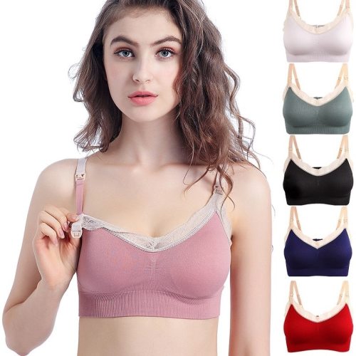 Breastfeeding Maternity Nursing Bra pregnant women bra baby feeding underwear lace