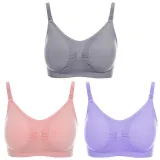 3Pcs/lot Nursing Bra Maternity Breastfeeding Bra Prevent Sagging for Pregnant Women Underwear  Breast Feeding Bra