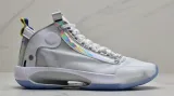 2020 New Air Cushion basketball shoes Men spor ayakkabi sneakers Men 34 retro DMP 3M Reflective Infrared Alternate Hare